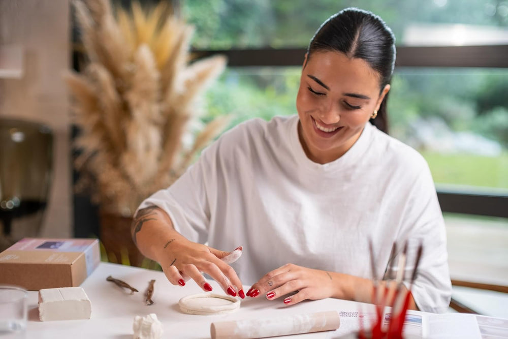 Jovi - Rolă din lemn, instrument ideal de modelat pentru lutul uscat la aer, 1 bucată (27RP)