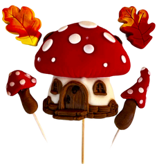 Set 5 decoratiuni comestibile, toamna