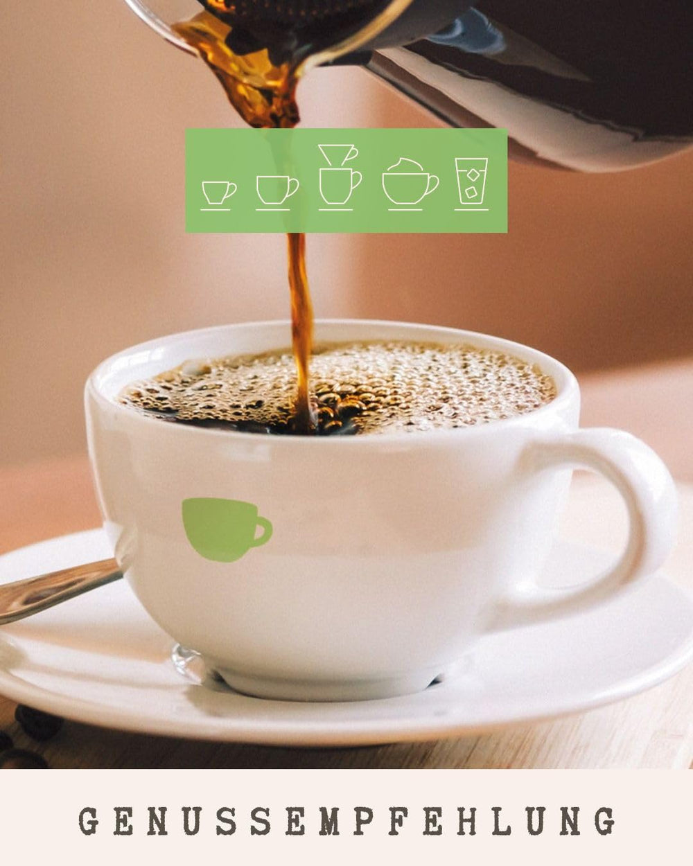 Coffee - Esperanza I 100% Arabica I Kaffeebohnen 250g I Ideal für Moka kanne, Siebträger, Vollautomat, Brühkaffee und French Press mit schokoladig, nussigen Aromen I mittlere Röstung
