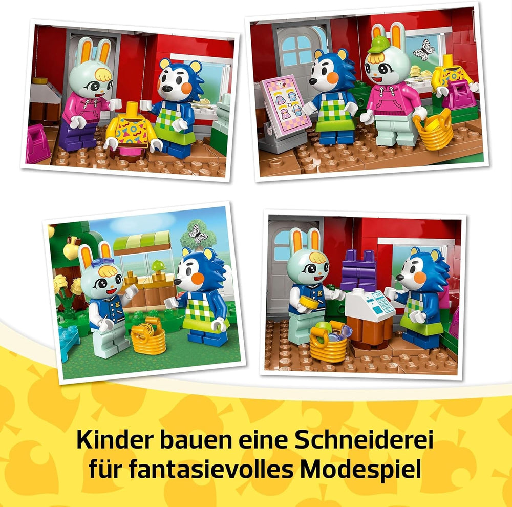 LEGO Animal Crossing Tailoring Sisters, set de construcție creativă pentru jocuri de rol, cadou pentru fete, băieți și fani ai jocurilor video cu vârsta de peste 6 ani, set de joacă de aventură 77055 Seturi de constructie Besuche den LEGO-Store