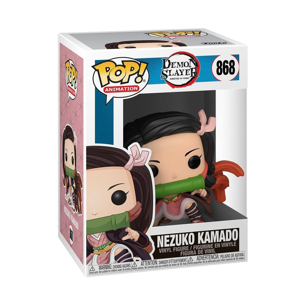 Funko Pop! Animation: Demon Slayer - Nezuko Kamado - Figură de colecție din vinil - Idee de cadou - Marfă oficială - Jucării pentru copii și adulți - Fanii Anime - Figură model pentru colecționari Action figures Naty Shop Titlu implicit