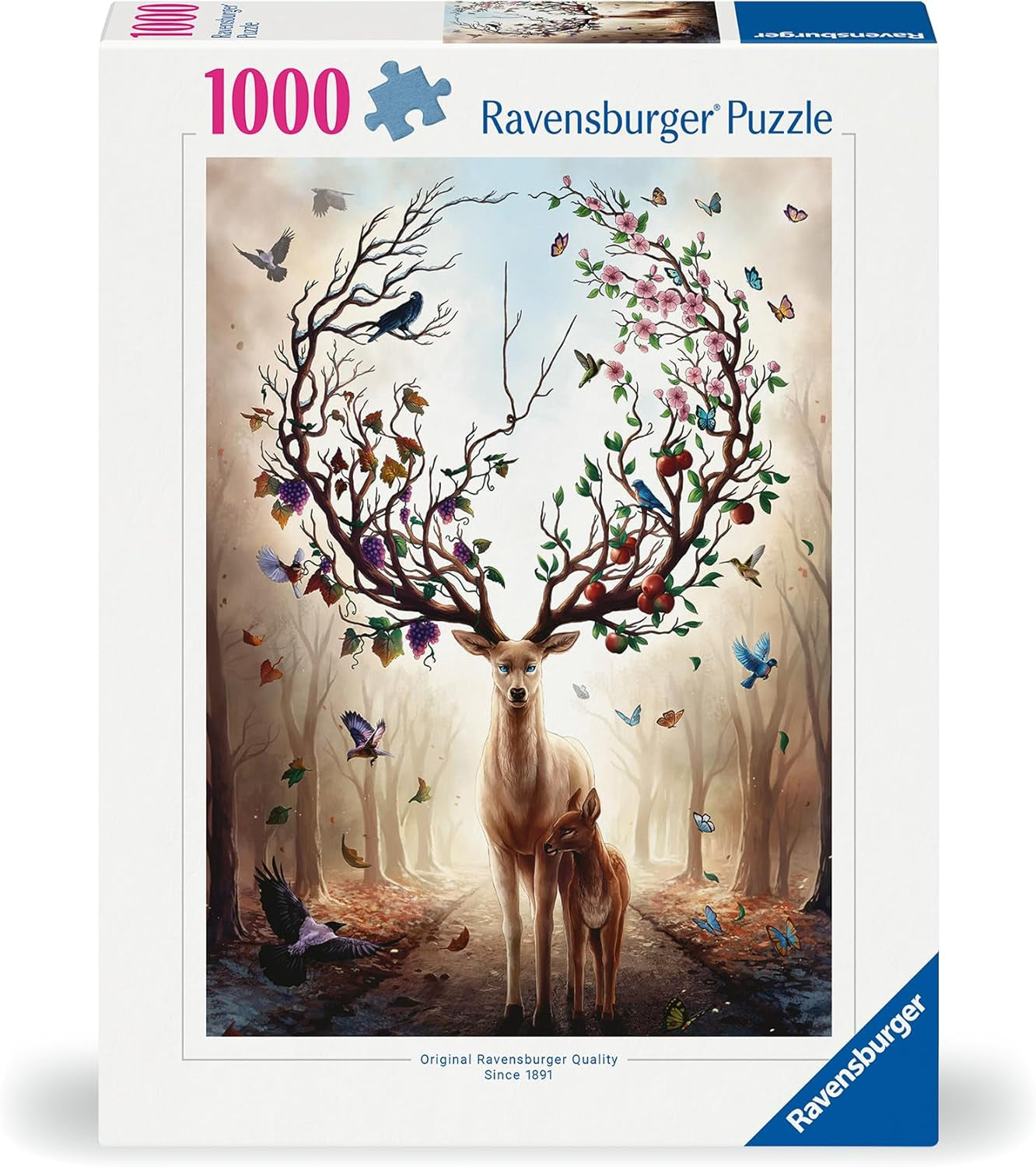 Ravensburger Puzzle 12000459 - Cerbul Magic - Puzzle de 1000 de piese pentru adulți și copii de la 14 ani, puzzle cu motiv de cerb Puzzle Naty Shop