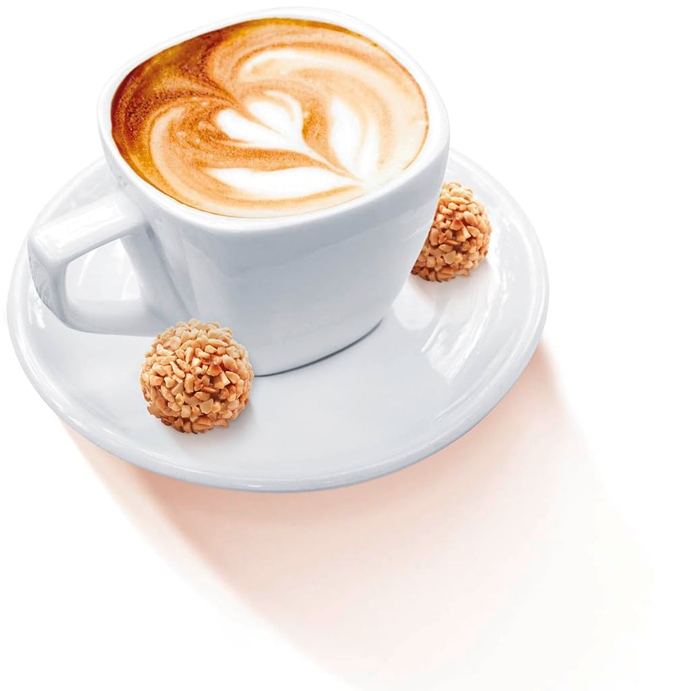 GiOTTO – o specialitate de patiserie preparată după o rețetă italiană originală – coajă de napolitană, umplutură cu lapte și cremă de alune și glazură din bucăți de alune – 10 x 21,5g