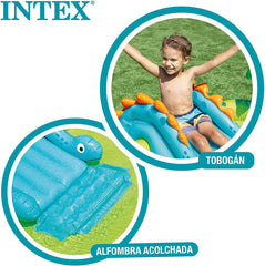 Loc de joacă gonflabil Intex 57166NP cu dinozauri mici, multicolor