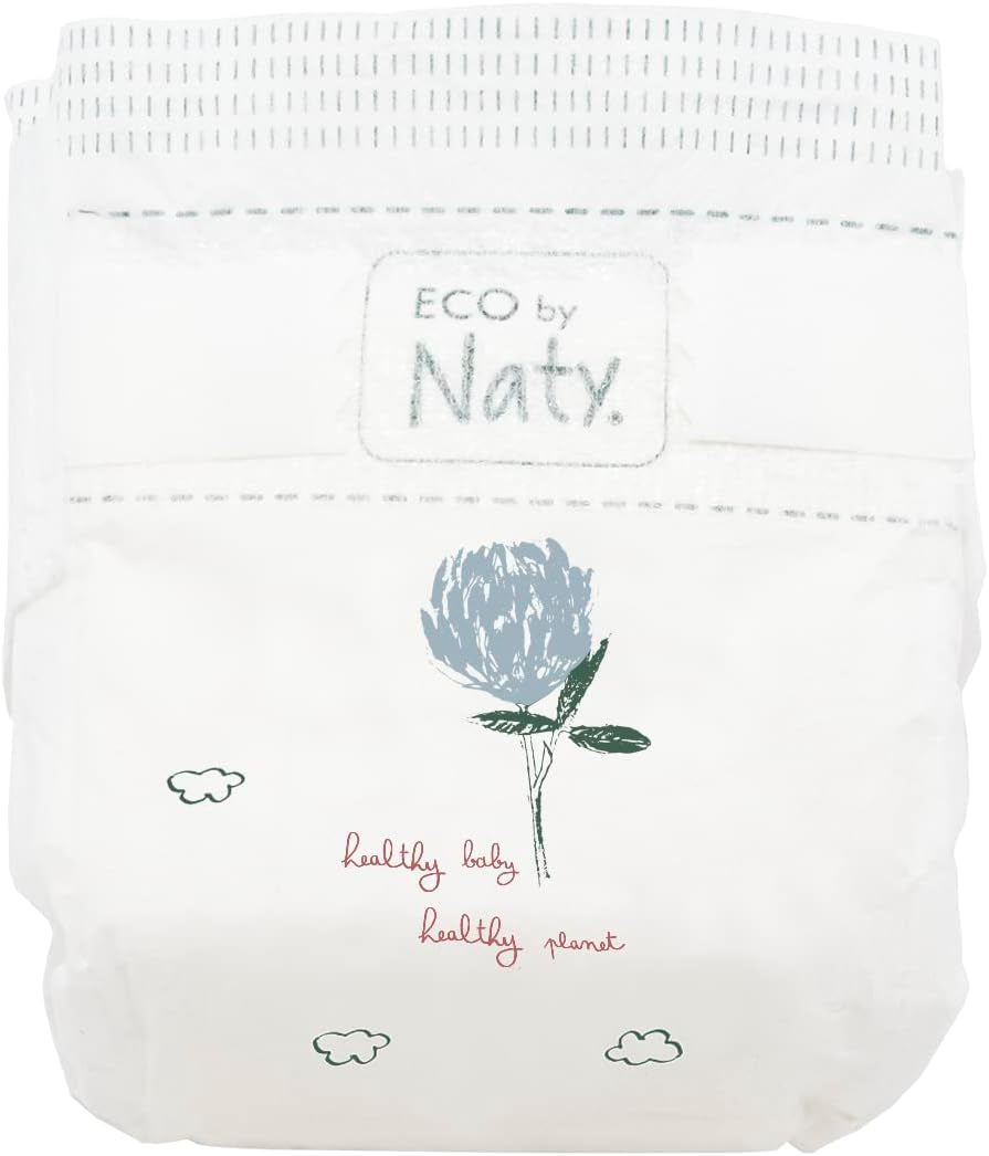 Scutece de unică folosință Eco by Naty Premium pentru piele sensibilă, mărimea 5, 11-25 kg, (1 x 22 bucăți)