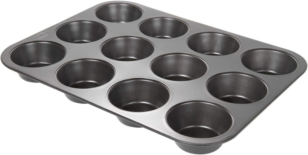 Wenco Muffinform 12Er Antihaft Backblech, Spülmaschinengeeignet, Karbonstahl – Muffinblech Für 12 Muffin – Hitzebeständig Bis 220°C, Schwarz Matrite si tavi pentru copt Naty Shop Version 2020
