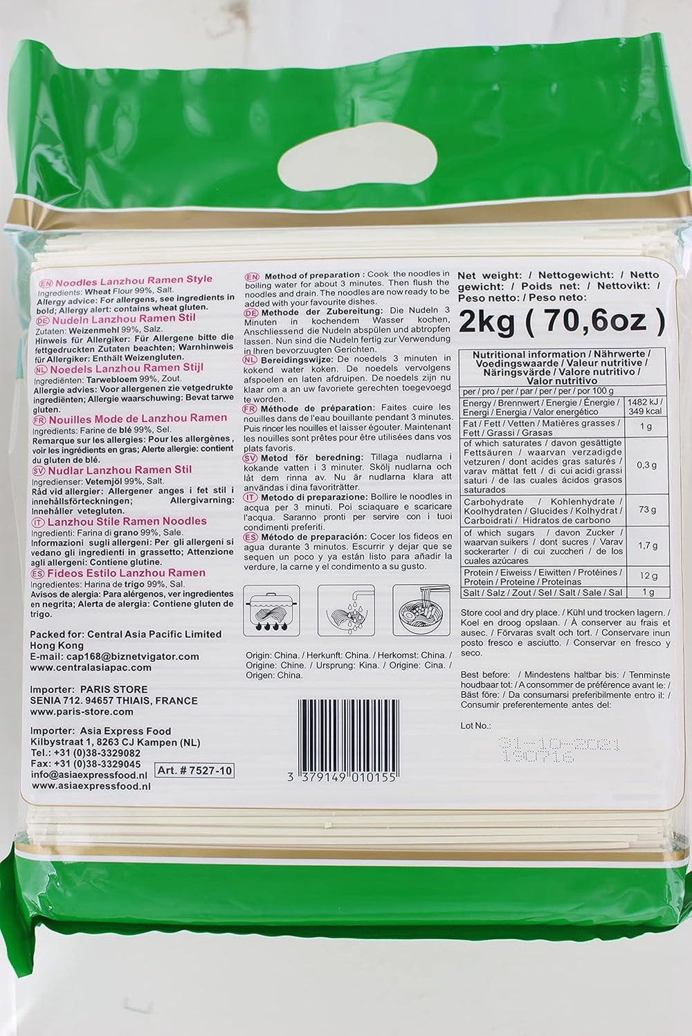 - Tăiței Ramen Lanzhou (1 x 2 kg)
