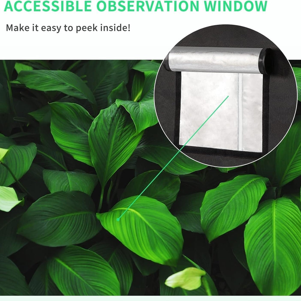 Cort de creștere 80x80x180 cm, cort de creștere cu tavă de bază detașabilă și impermeabilă, dimensiune ideală pentru hidroponie, de