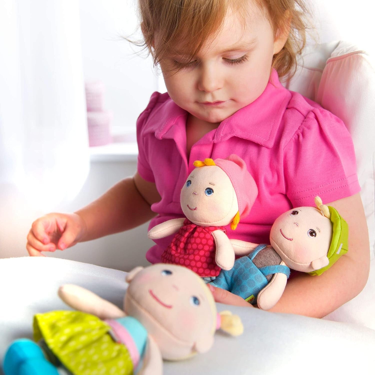 HABA 306238 Minipuppe Hertha, Puppe ab 0 Jahren