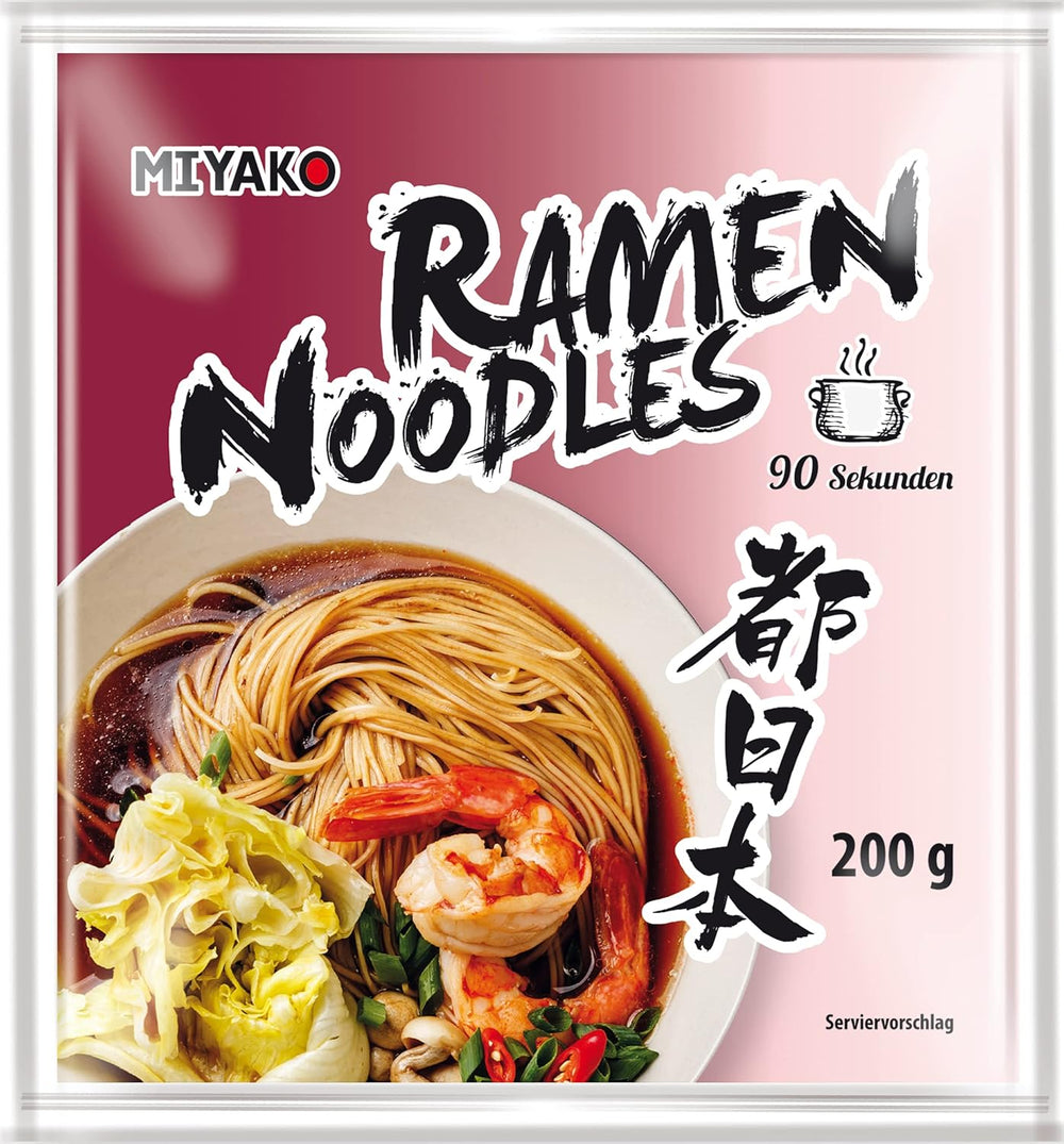 Tăiței Ramen Miyako în stil japonez, pachet de 12 (12 x 200 g)
