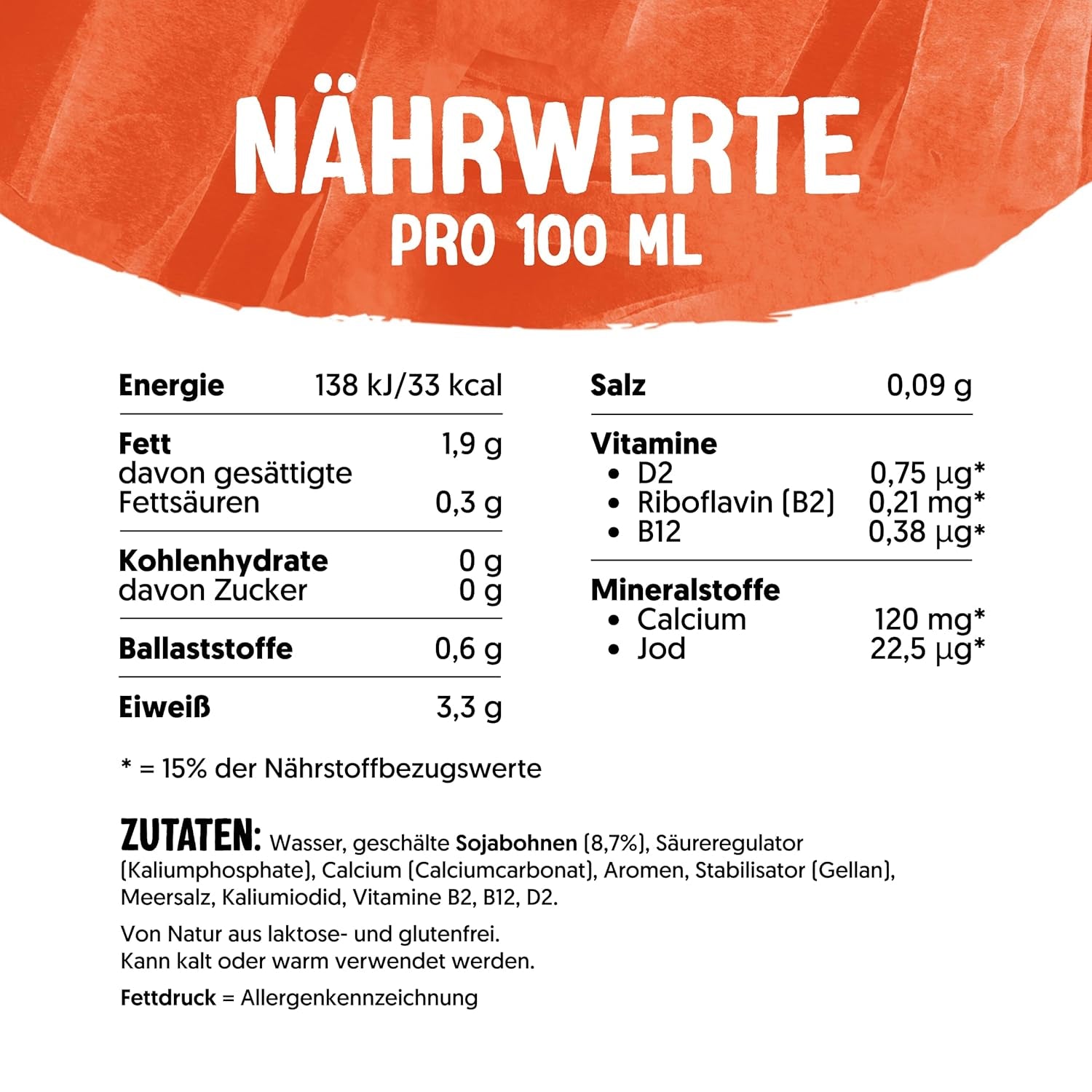 Alpro Sojadrink – Vegan und milchfrei – Von Natur aus laktosefrei und fettarm – Reich an pflanzlichen Proteinen, beinhaltet Calcium und Vitamine – 8 x 1 L – Haltbar