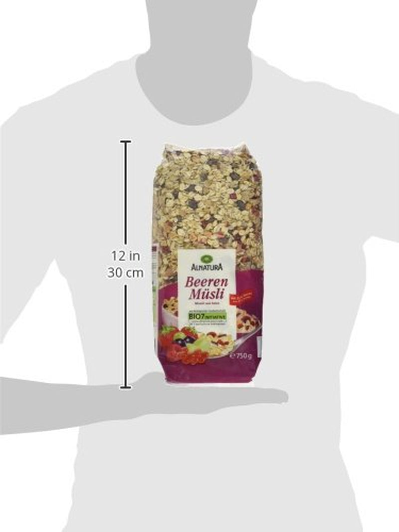 Muesli organic cu fructe de pădure, 750g