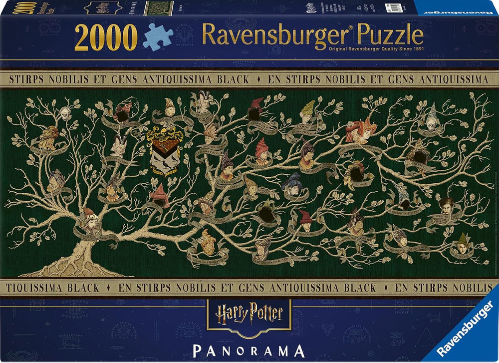 Ravensburger Puzzle 17299 - Arborele familiei - Puzzle panoramic Harry Potter 2000 de piese pentru adulți și copii de la 14 ani Puzzle Naty Shop