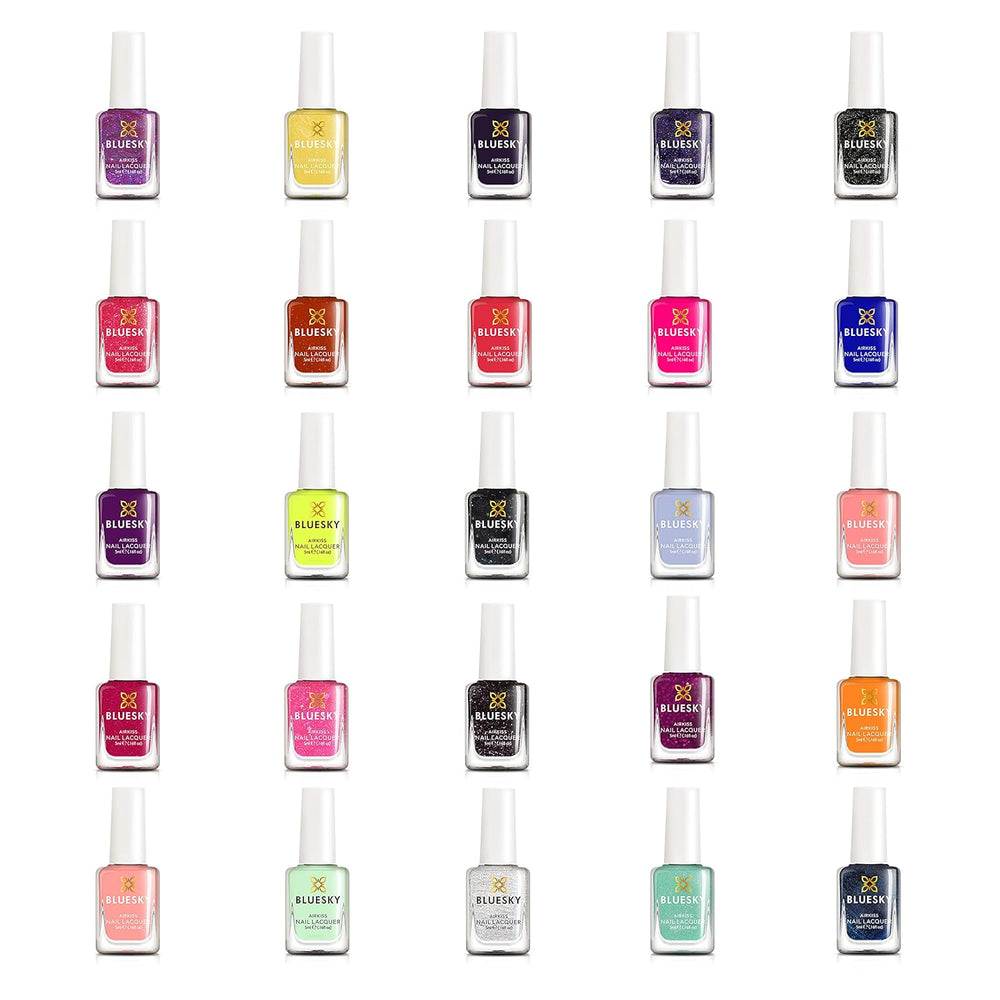 Oja pentru unghii BLUESKY Kids – Oja pentru unghii pentru copii, decojibilă, pe bază de apă, fără solvenți, ușor de îndepărtat, 5 ml (Disco Time)