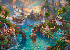 Schmidt Spiele 59635 Thomas Kinkade, Disney, Peter Pan, puzzle jigsaw 1000 piese Puzzle Naty Shop