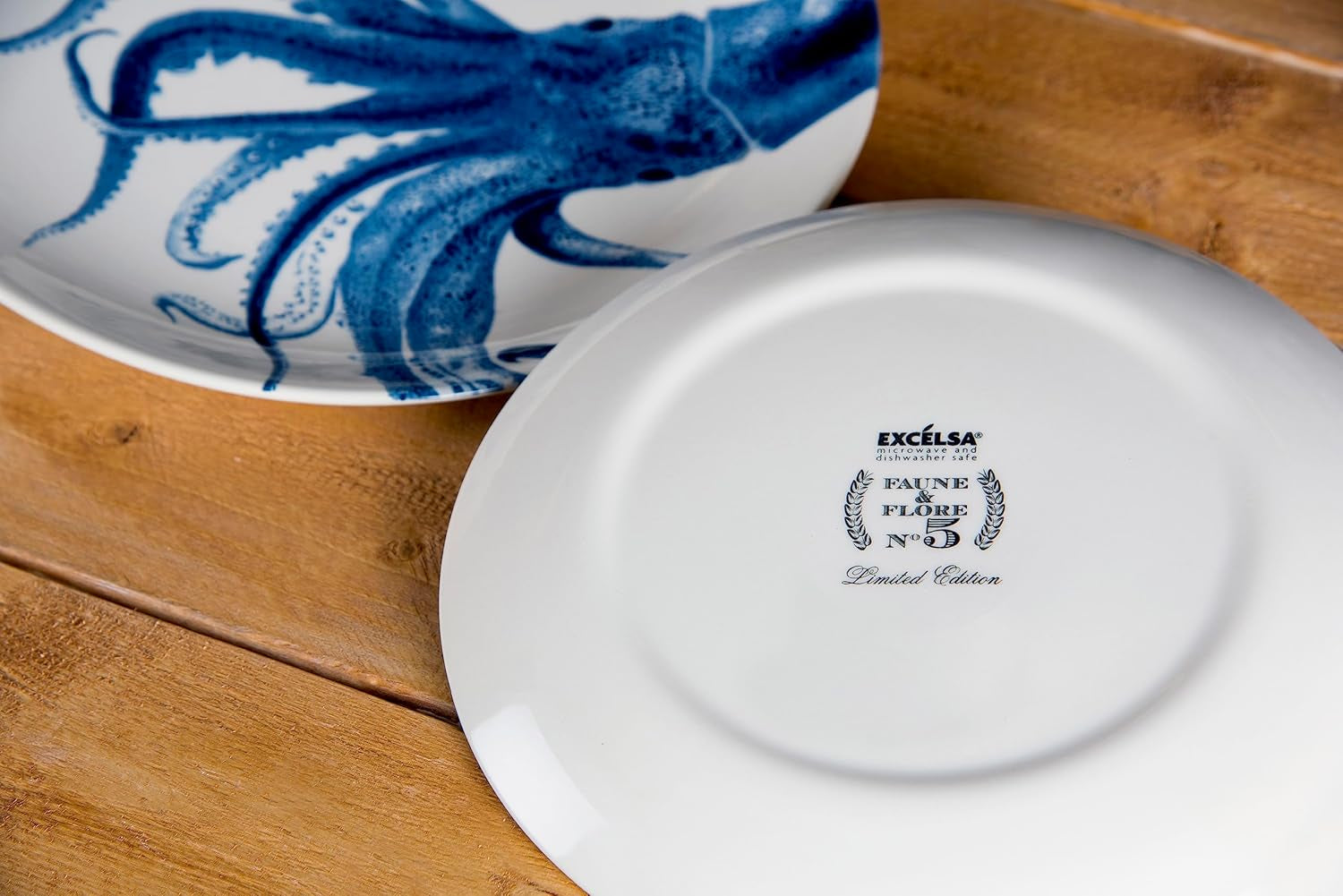 Farfurie Excelsa Flora & Fauna, ceramică, multicoloră