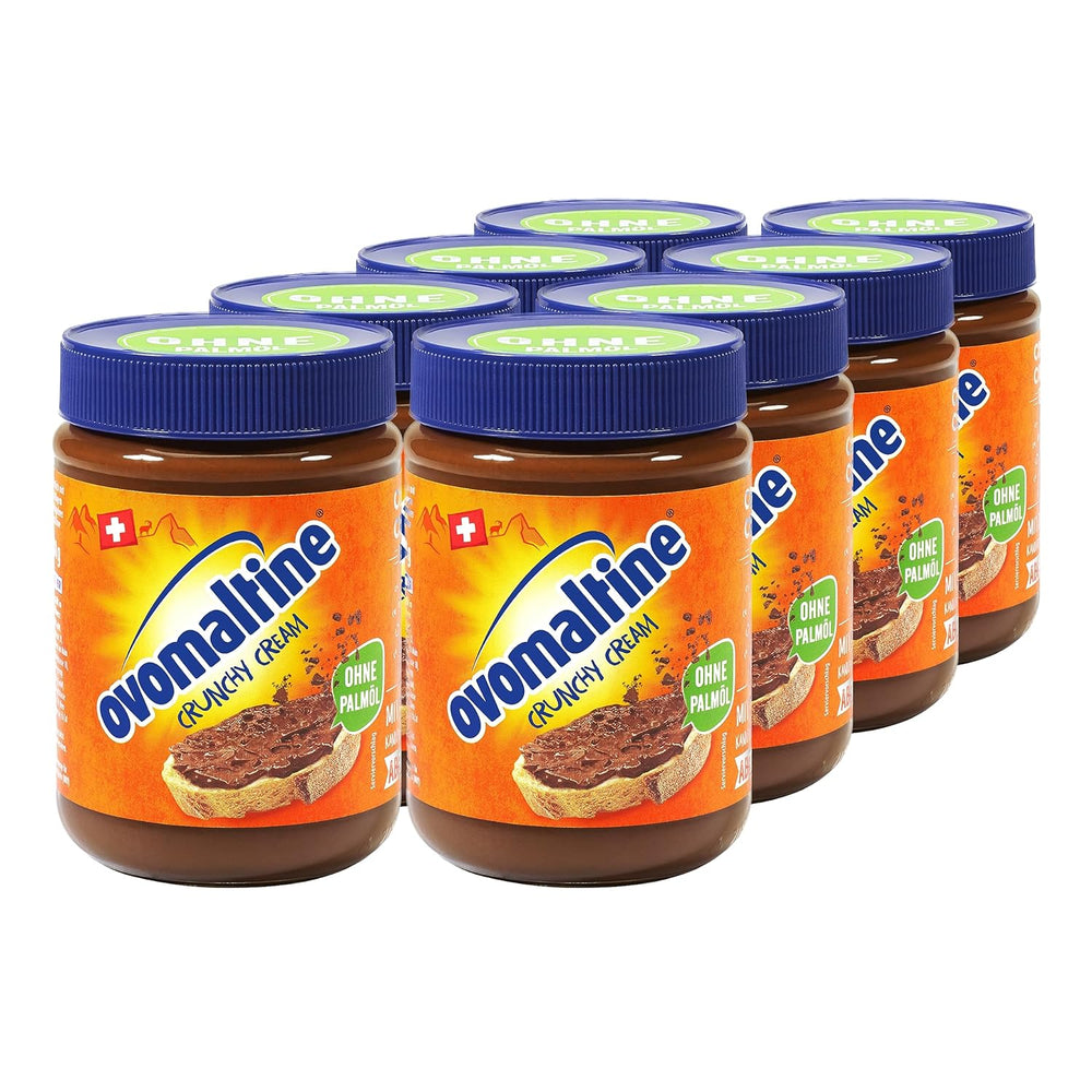 Ovomaltine OVO BREAK Napolitană și Baton de Ciocolată - o gustare crocantă cu gustul inconfundabil al popularei noastre Creme Crocante, natural fără ulei de palmier (4 x 39g)