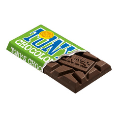 Tony's Chocolonely - Ciocolată neagră cu migdale și sare de mare 90g