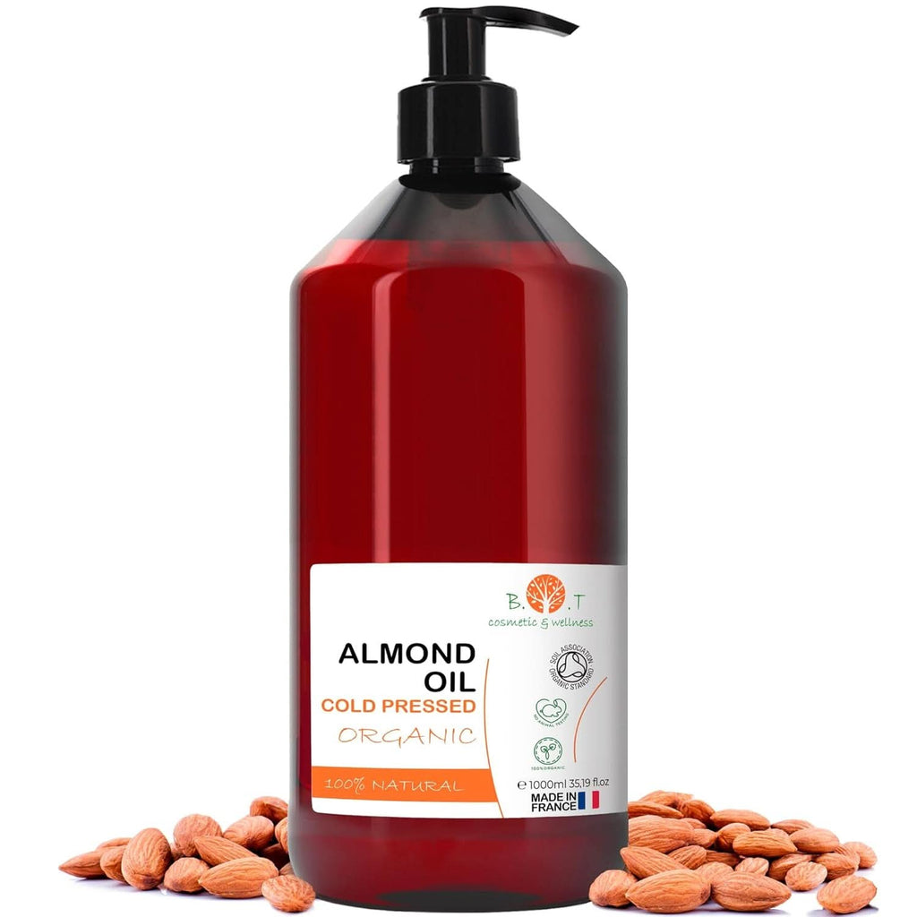 Ulei de migdale BIO pur, presat la rece, natural, 250 ml Cosmetice si Infrumusetare Naty Shop 1 l Fara Aroma