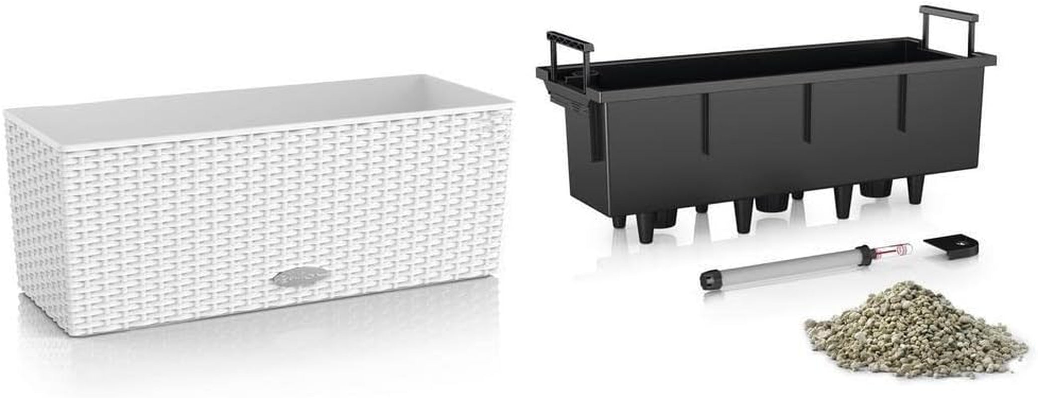 LECHUZA DELTA 20 antracit metalic 15563