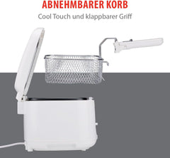 Alpina Deep Fat Fryer 2,5L DF-165, 1800W - Temperatură reglabilă până la 190°C Electrocasnice Naty Shop