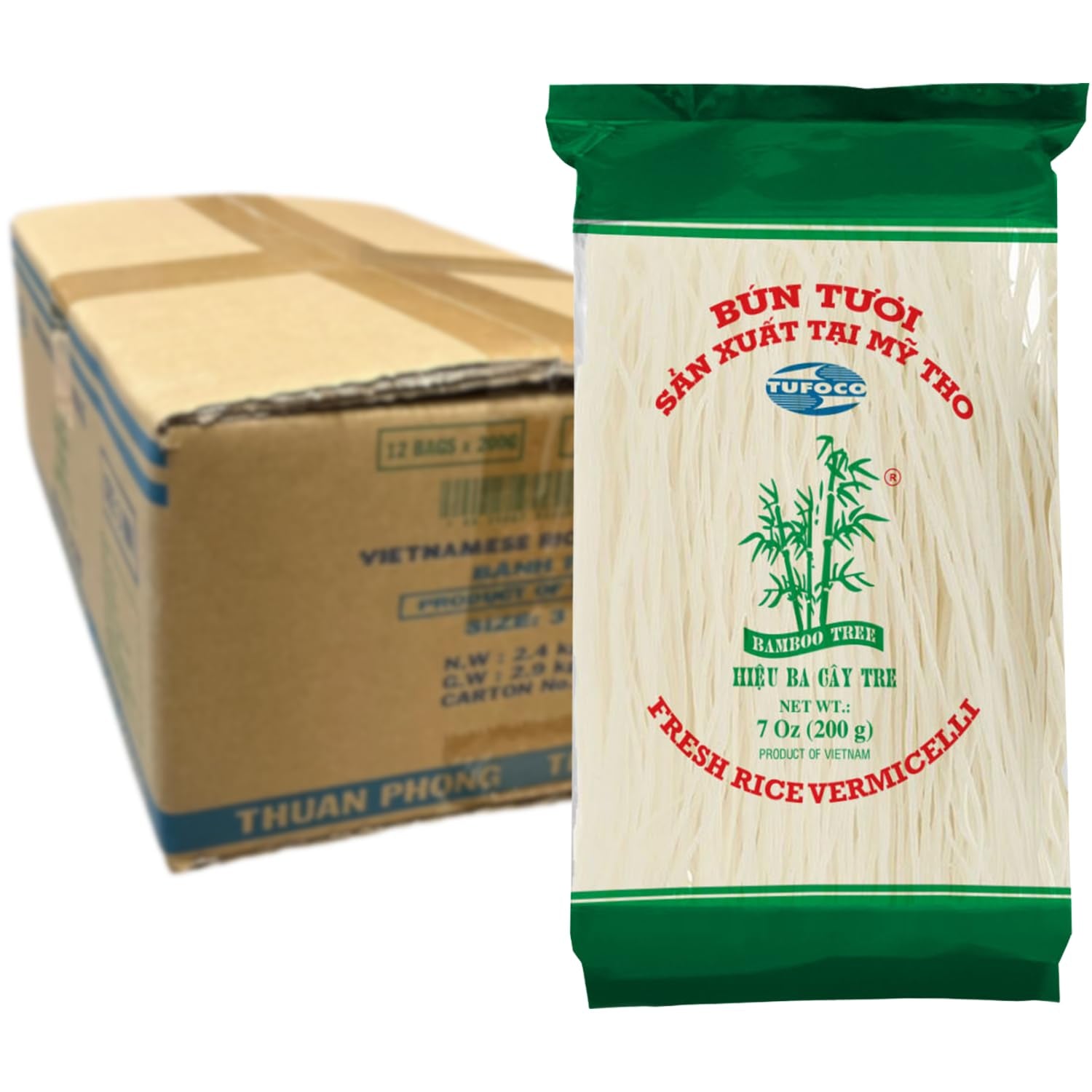 BAMBOO TREE - Vermicelli de orez proaspăt - 1 x 400g