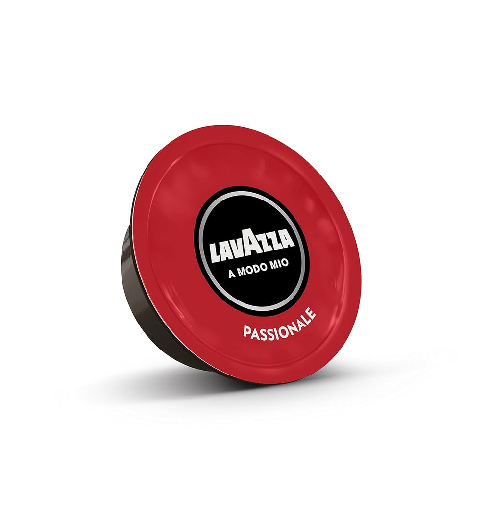 Lavazza, A Modo Mio Passionale, 256 Kaffeekapseln, für einen Espresso mit Noten von Karamell und Schokolade, 100% Arabica, Intensität 11/13, dunkle Röstung, 16 Packungen x 16 Kapseln