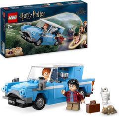 LEGO Harry Potter Flying Ford Anglia, mașină de jucărie construibilă pentru copii, cadou pentru băieți, fete și toți fanii de la 7 ani, set cu 2 mini figurine, inclusiv Ron Weasley, pentru jocuri de rol 76424 Seturi de constructie Besuche den LEGO-Store Titlu implicit
