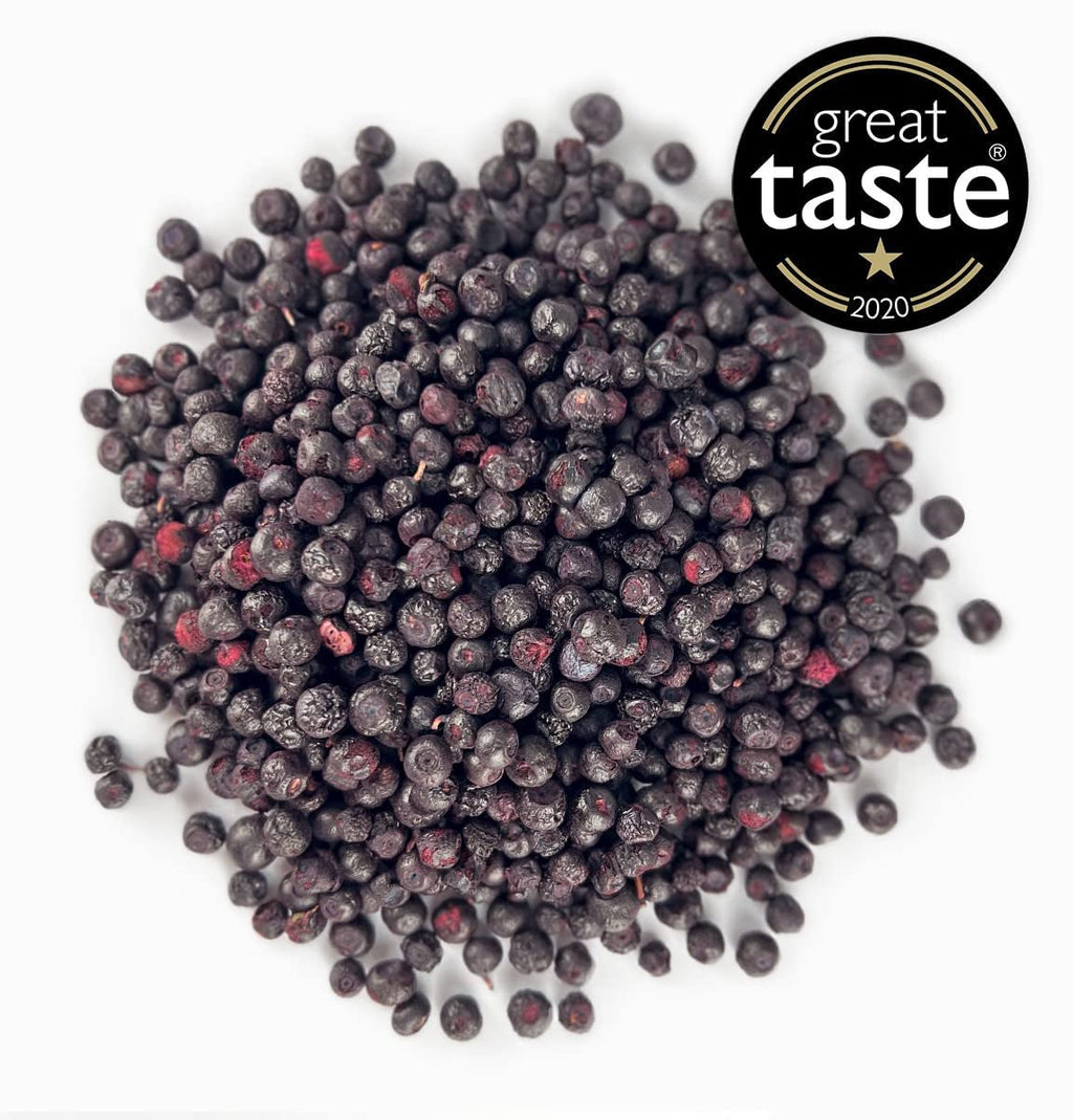 BRIX Afine liofilizate | Afine naturale, uscate 95 g | Premiul Great Taste pentru afine uscate | Fără OMG, fără gluten, vegan, vitamine reținute Produse deshidratate Naty Shop