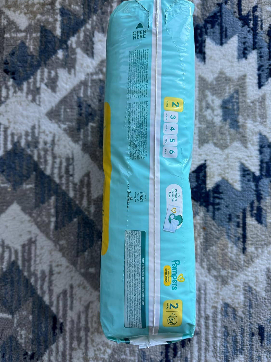 Pampers Premium Protection T2 – 54 bucăți