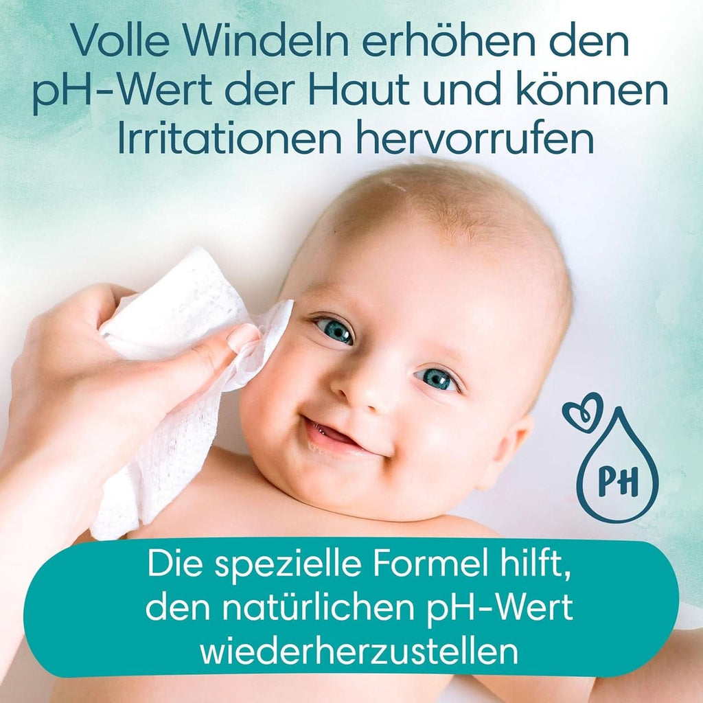 Pampers Harmonie New Baby Feuchttücher 24 Packungen Mit Jeweils 46 Feuchttüchern - 1104 Feuchttücher, Die Helfen, Den Natürlichen Ph-Wert Der Haut Wiederherzustellen Naty Shop