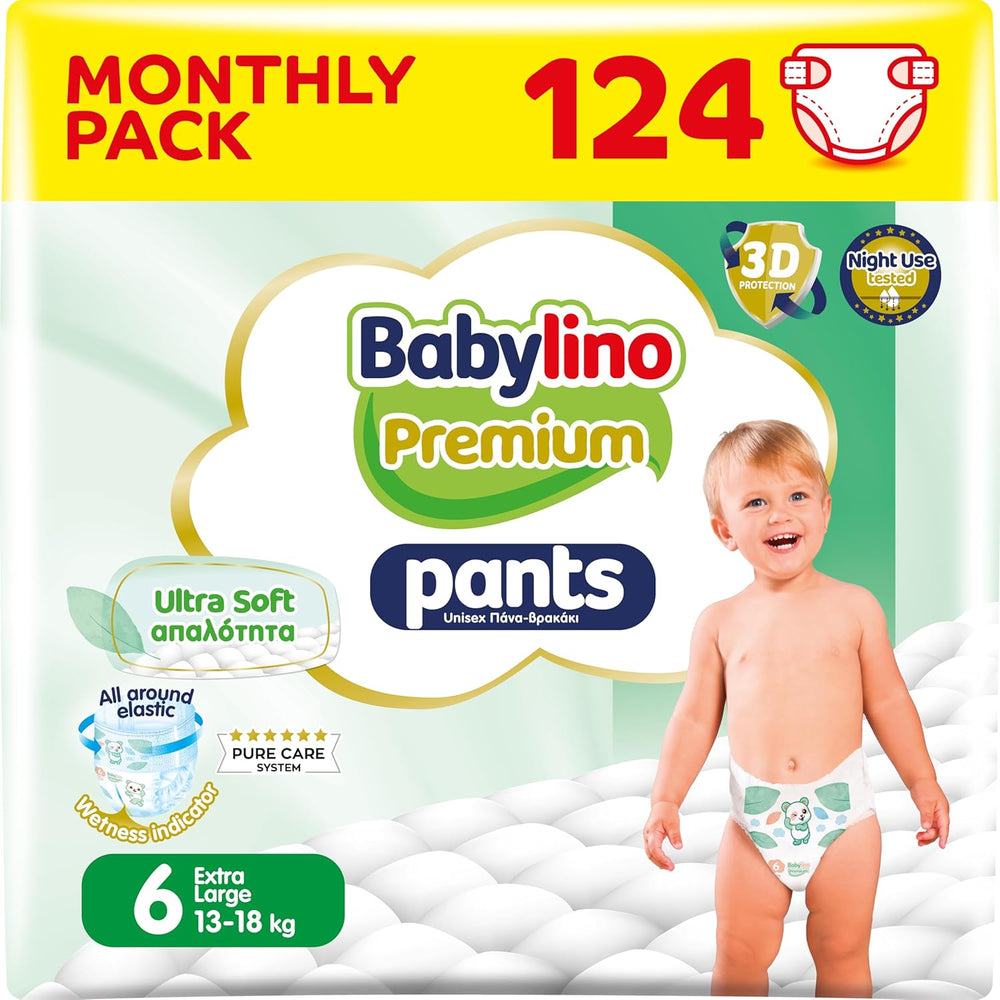 Pantaloni Premium, mărimea 7, cu filtru ultra-moale, XL Plus (15-25 kg), 28 bucăți