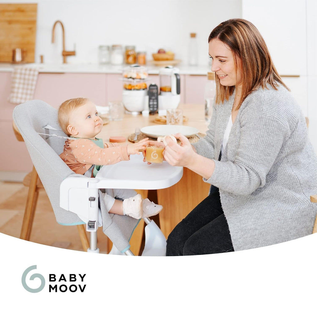 Babymoov ISY BOWLS recipiente pentru alimente pentru copii din sticlă robustă, rezistentă la temperatură - pentru depozitarea/congelarea alimentelor pentru copii, 6x 250ml + 3x 120ml Cutii depozitare alimente Naty Shop