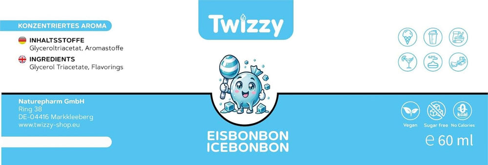 Twizzy Aroma Concentrata Ice Candy, 60 ml Arome Naty Shop