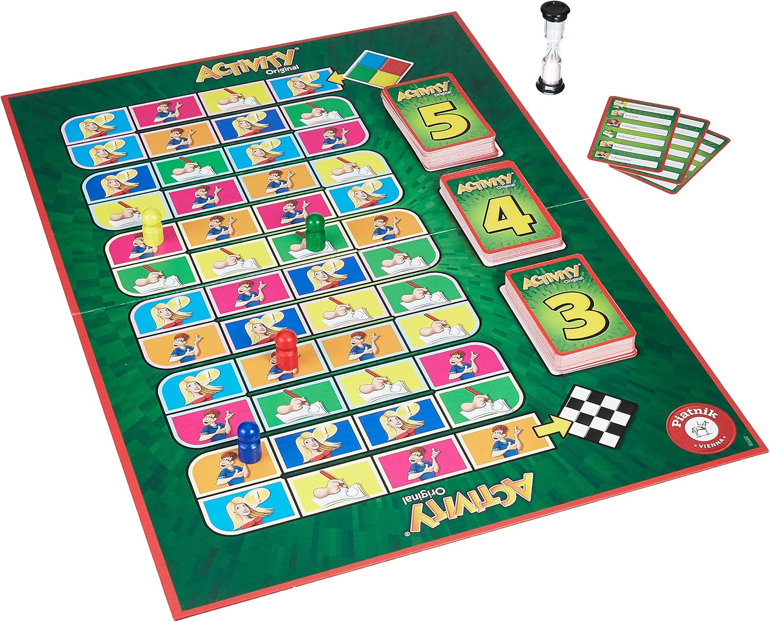 Piatnik 6028 - Joc original cu activități | Joc clasic pentru petreceri și seri de jocuri | Sunt necesare pantomimă, desen și explicații | 2.640 de termeni noi | Maxim 16 jucători posibili