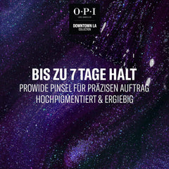 Oja OPI Nail Lacquer Violet Shades – Oja cu uscare rapidă, rezistentă la ciobire și de lungă durată – durează până la 7 zile – cu pensulă ProWide extra-lată
