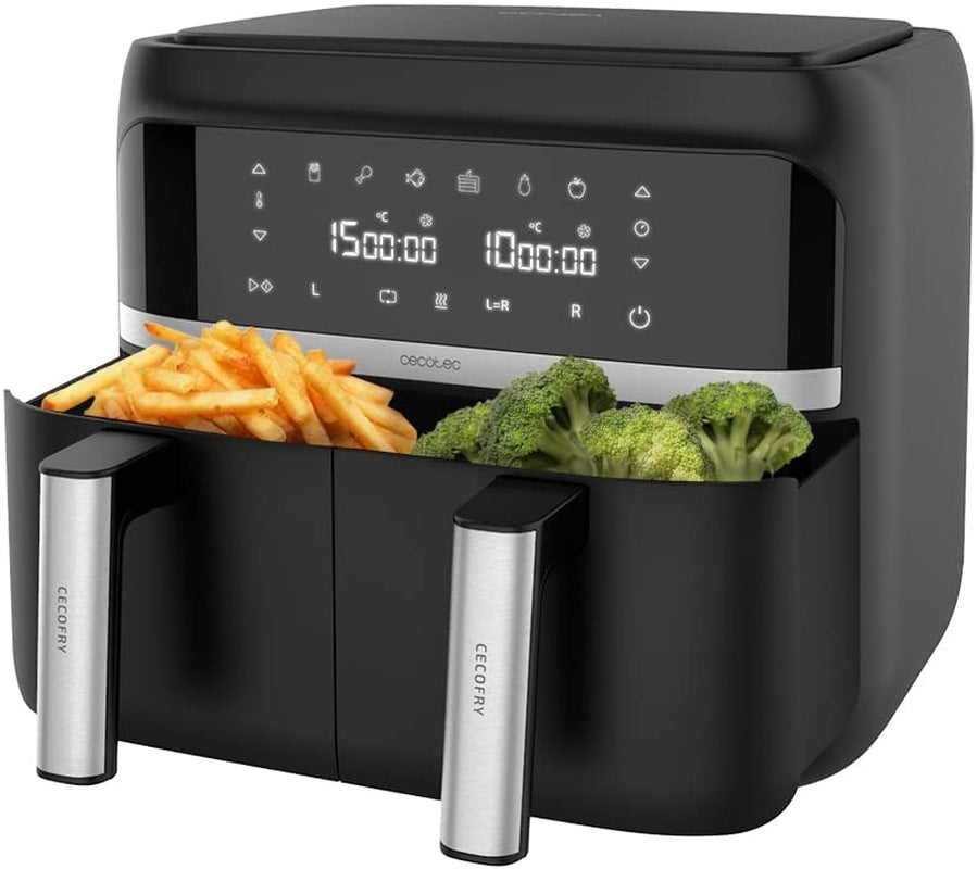 Cecotec Hot Air Fryer 9 L Cecofry Advance Double, 2850 W Electrocasnice Naty Shop