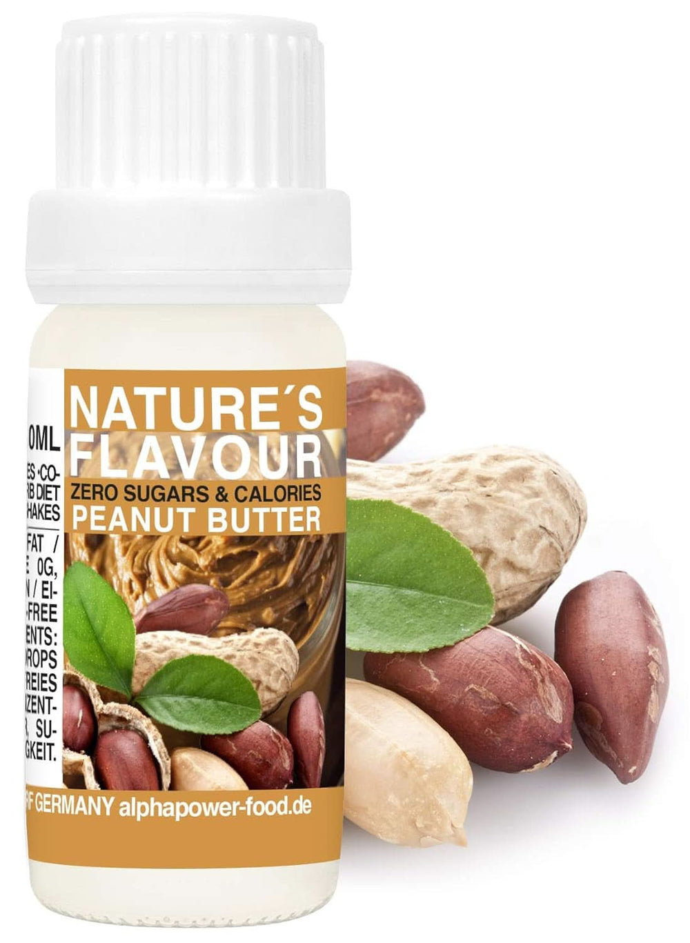 Flavour Drops, diverse sortimente, arome alimentare naturale Arome Naty Shop 10 ml Unt de arahide