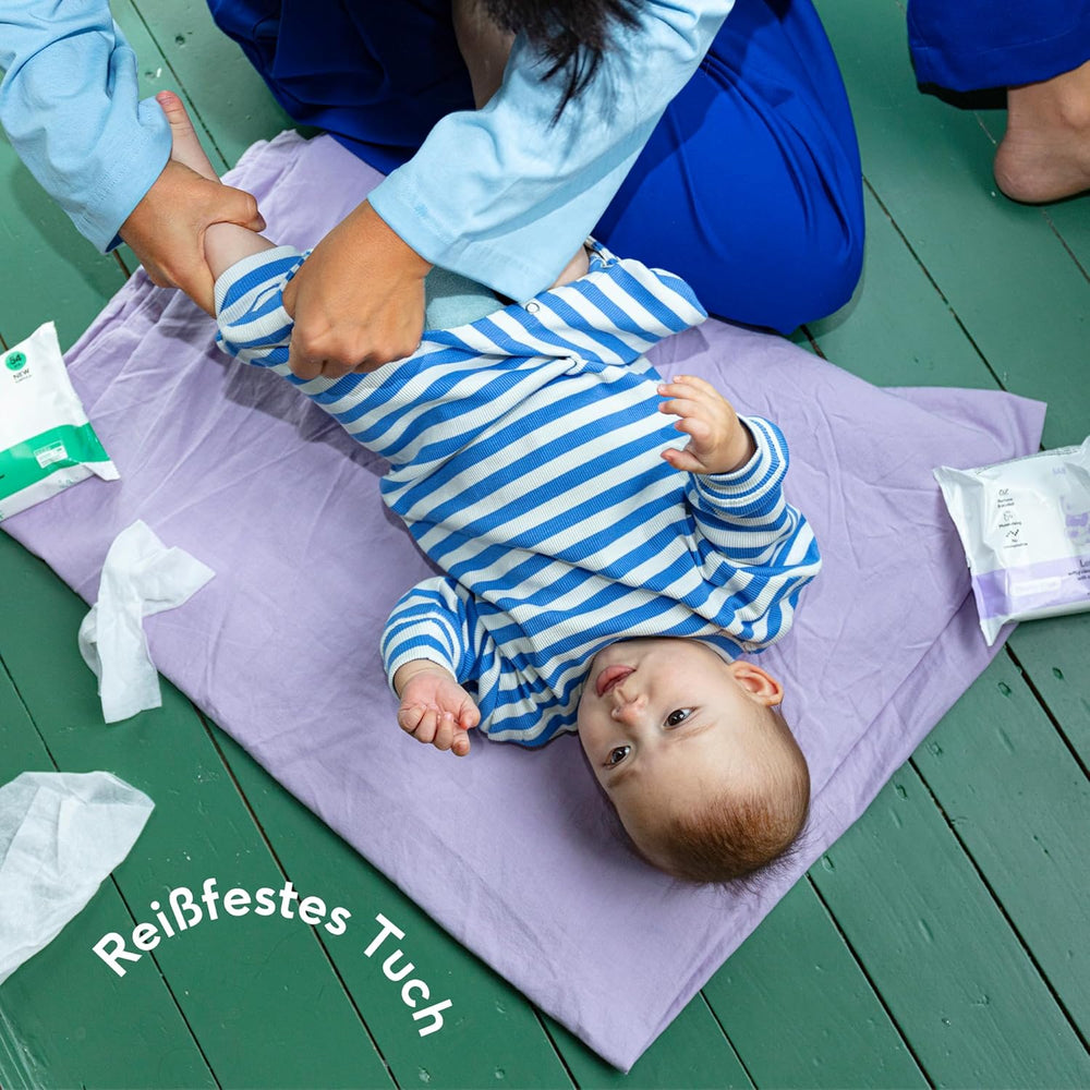 Naïf - Șervețele umede cu loțiune fără plastic - 1296 bucăți (24 pachete a câte 54 de șervețele) - pentru bebeluși și copii - Fundul, corpul și fața bebelușilor - cu Aloe Vera și Bambus - 0% Parfum și Alcool