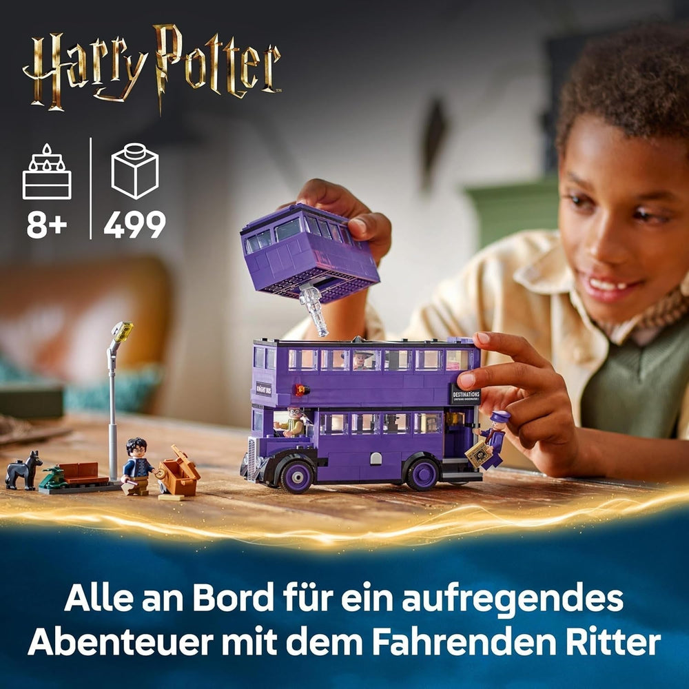 LEGO Harry Potter Adventures With The Travelling Knight, set de construcție cu 5 minifigurine, inclusiv Ernie Prang, Stan Shunpike & Padfoot, jucărie de autobuz pentru fanii lumii vrăjitorilor, băieți și fete de la 8 ani 76446 Seturi de constructie Besuche den LEGO-Store