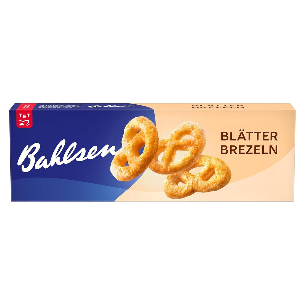 Covrigei foietaj Bahlsen - Pachet de 12 - Foietaj caramelizat în formă de covrig (12 x 100g)