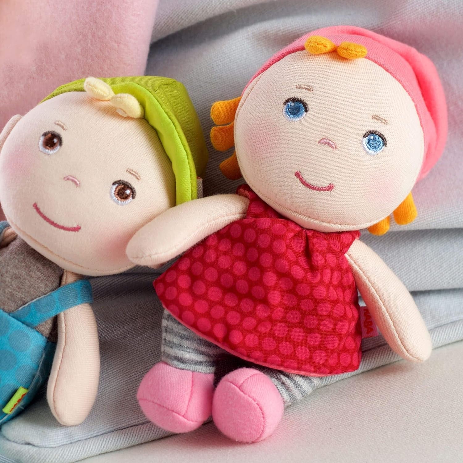 HABA 306238 Minipuppe Hertha, Puppe ab 0 Jahren