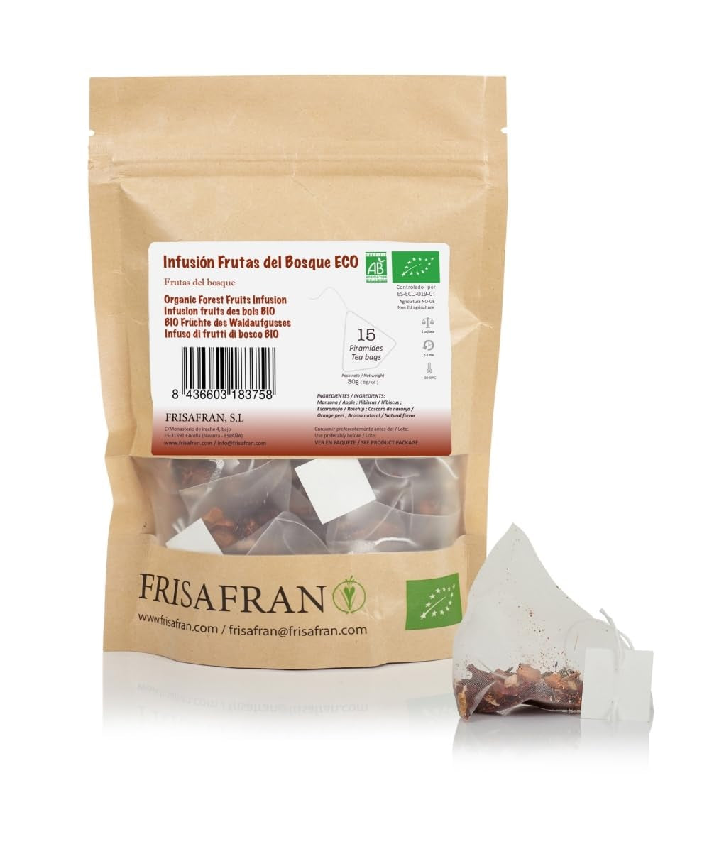 FRISAFRAN | Ceai verde organic Mint Gunpowder în piramide 30 unități | 60G | Antioxidant | Ceai verde japonez | Digestiv | Băutură răcoritoare | Infuzie de mentă | Ceai pur | Frunze de mentă | Cald-rece