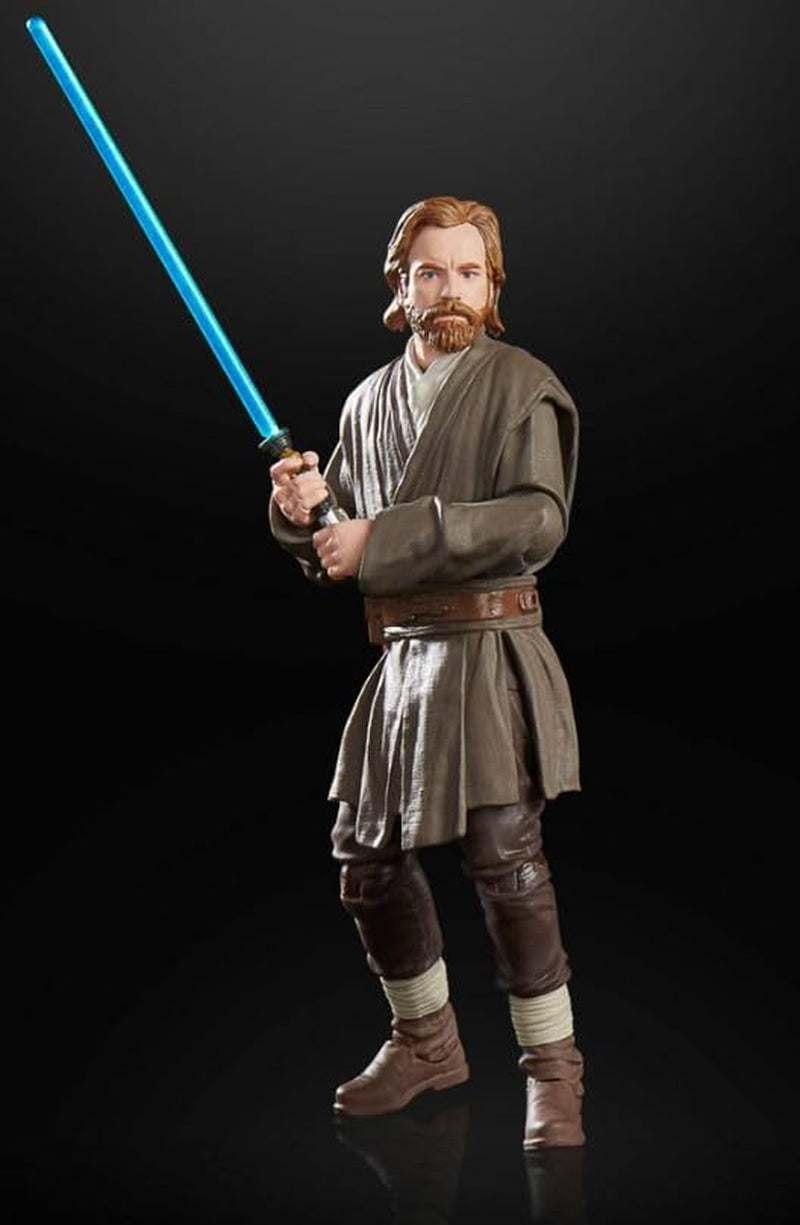 Star Wars Hasbro Star WarSeria neagră Obi-Wan Kenobi (Jabiim), 15 Cm Figura de acțiune mare Obi-Wan Kenobi, Multi, F7098 Action figures Naty Shop