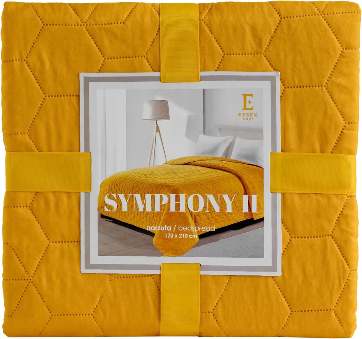 ESSEX - Cuvertură de pat 200 X 220 cm, ideală pentru dormitor, cuvertură de pat moale și confortabilă, matlasare modernă - Botanică, verde Paturi si Cuverturi Besuche den ESSEX-Store Galben (Simfonie) 170 X 210 Cm