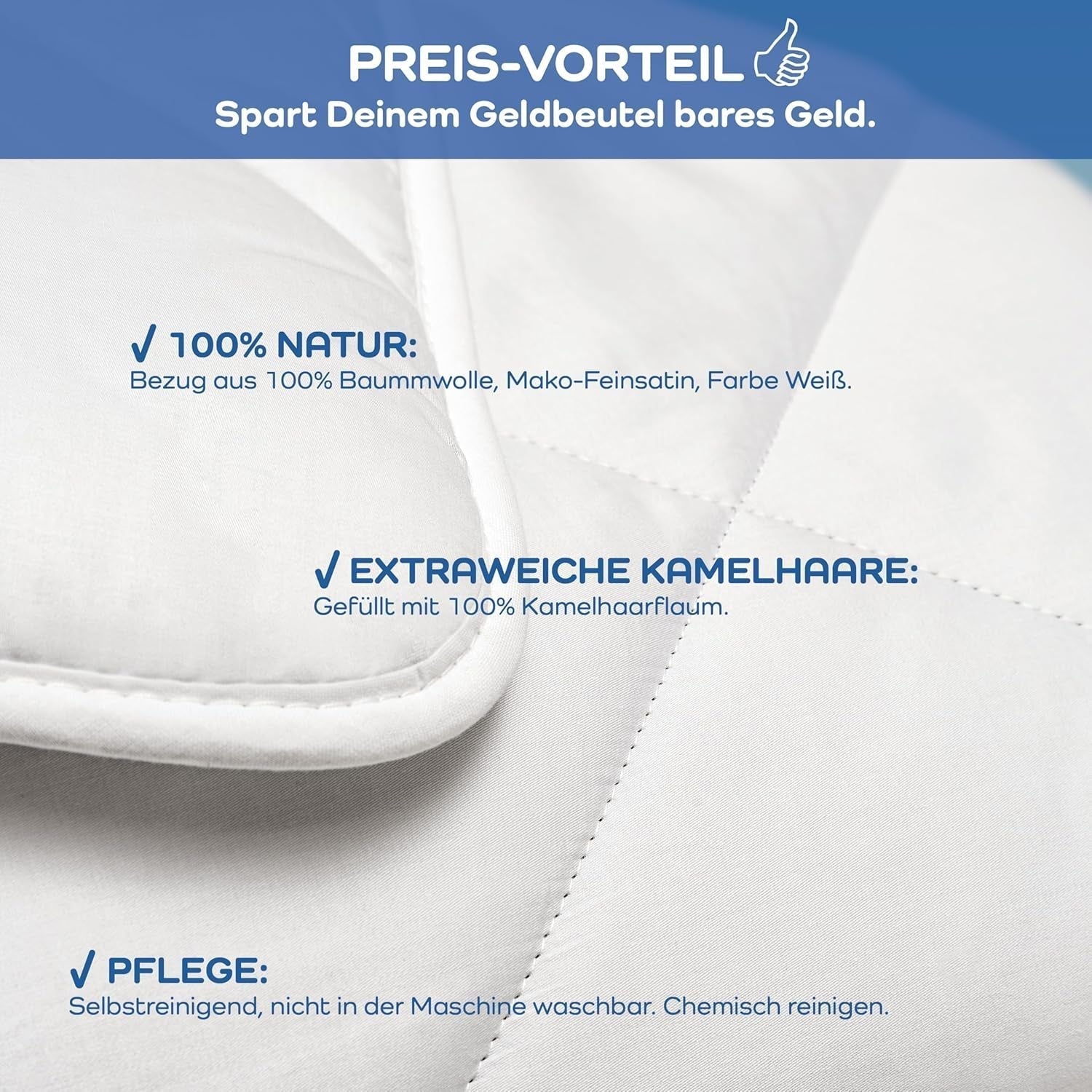 Plapumă Exclusiv, păr de cămilă, alb, 200 X 200 Cm Plapumi si pilote Naty Shop