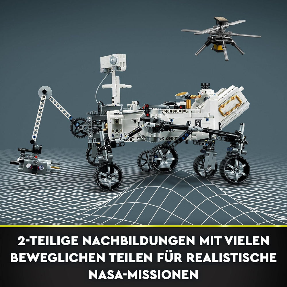 Set de jucării spațiale LEGO 42158 Technic NASA Mars Rover Perserverance cu aplicație Ar, jucărie științifică de construit pentru fete și băieți de la 10 ani în sus Seturi de constructie Besuche den LEGO-Store