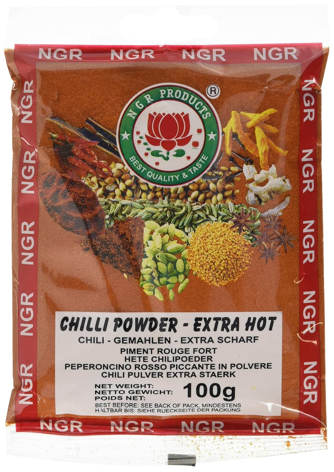 Chilipulver, extra scharf, 100g (1 x 100 g Packung)