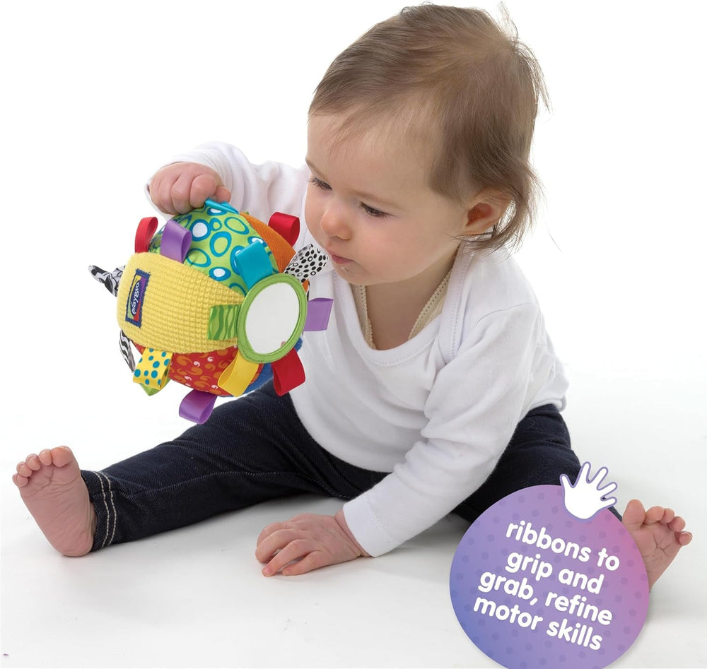 Playgro Loopy Loops minge de îmbrățișat - Minge de îmbrățișat pentru bebeluși - Jucării pentru copii - Jucării pentru bebeluși - Jucării - Jucării - Colorate Jucarii Bebe Naty Shop