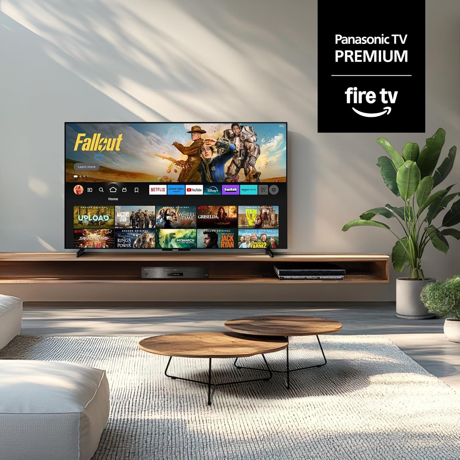 Televizor Panasonic Premium TV-48Z80BEZ, seria Z80B, 48 de inci, televizor inteligent OLED 4K Ultra HD, 2025, Fire TV, Dolby Vision și Atmos, mod de joc Extreme, asistență Alexa și Apple, Bluetooth, negru